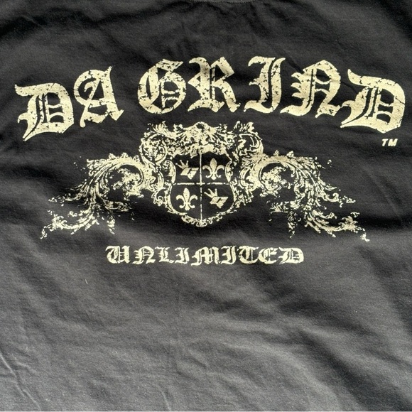 Xzavier Da Grind "Honor” with rhinestones sparkling skull T-Shirt | XL - Picture 6 of 7